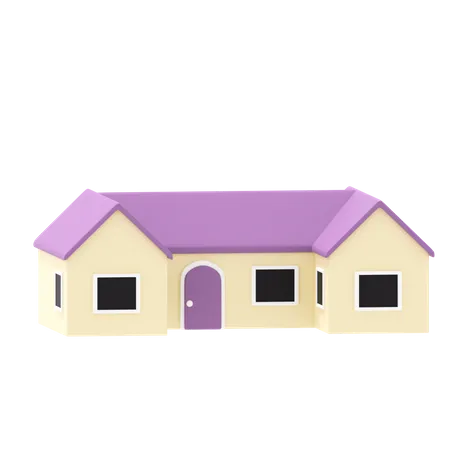 Real Estate Concept 3 D Home Icon Cartoon Minimal Illustration 3D Icon