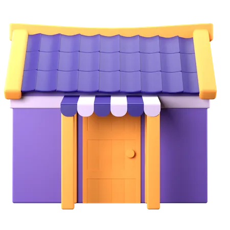 3 D Stylized House For Your Websites Mobile Startups Apps And Presentations 3D Icon