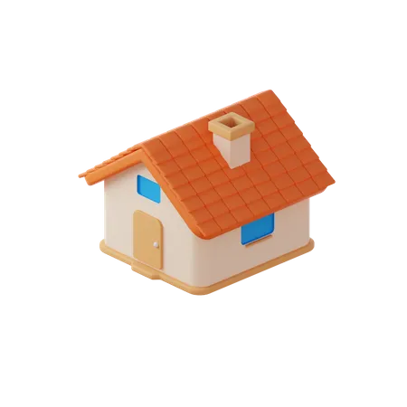 House 3 D Icon Illustratrion 3D Icon