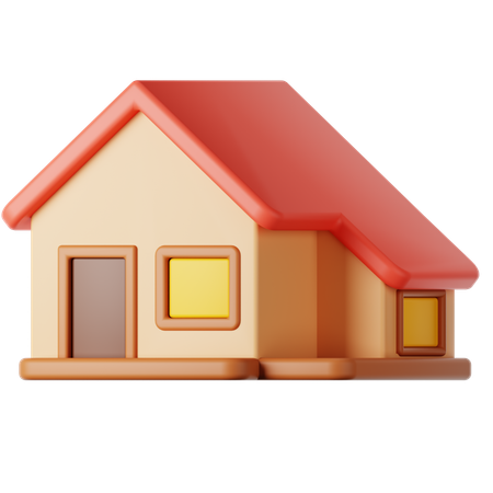 House Building  3D Icon