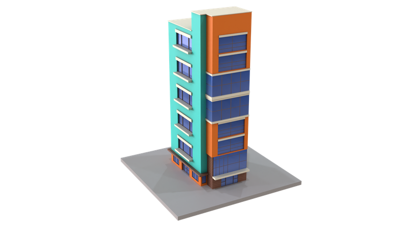 House Building  3D Icon