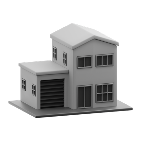 House building  3D Icon