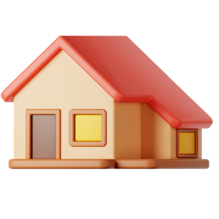 House Building  3D Icon
