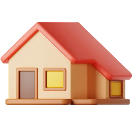 House Building  3D Icon