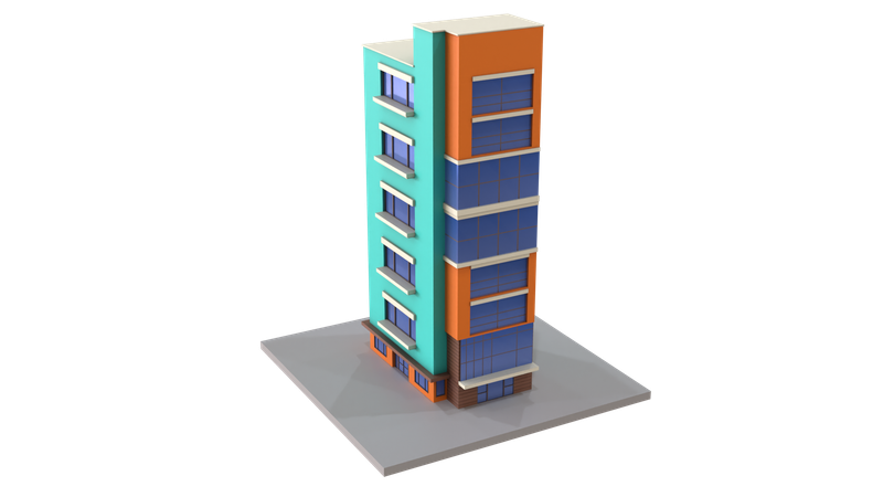 House Building  3D Icon
