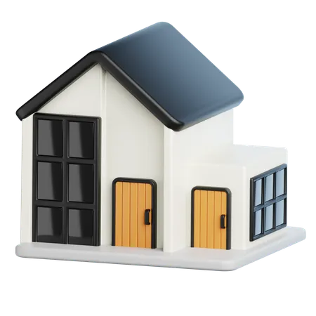 House Building  3D Icon