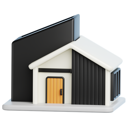 House Building  3D Icon