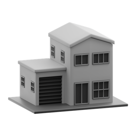 House building  3D Icon