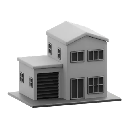 House building  3D Icon