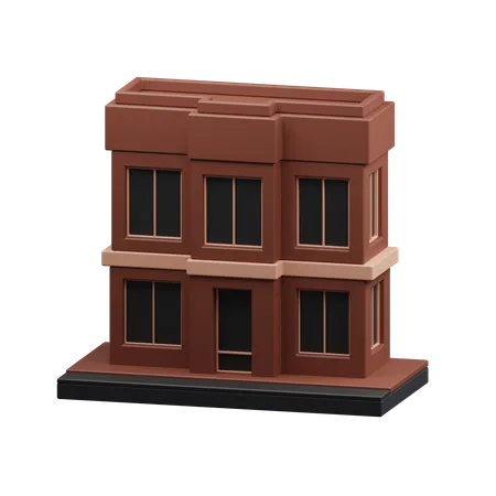 House Building  3D Icon