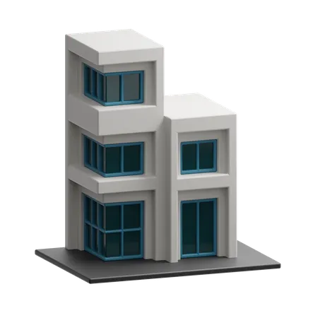 House Building  3D Icon