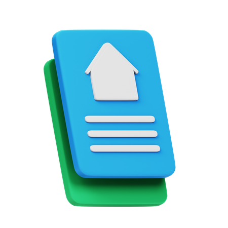 House Certificate  3D Icon
