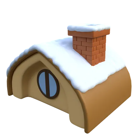 House Chimney  3D Icon