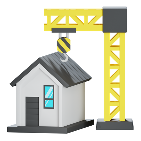 House Construction  3D Icon