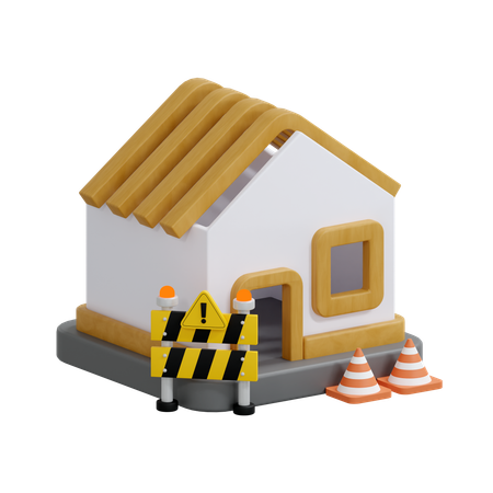 House Construction  3D Icon