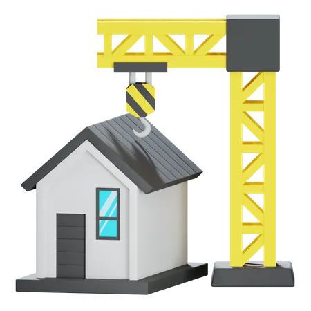 House Construction  3D Icon