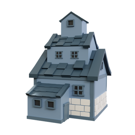 House D  3D Icon