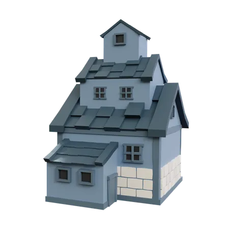 House D  3D Icon