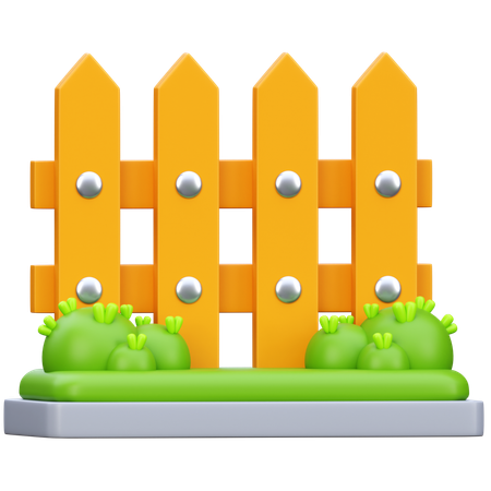 House Fence  3D Icon