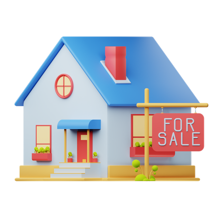 House For Sale  3D Icon