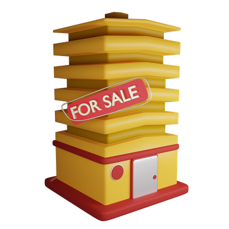 House For Sale  3D Icon
