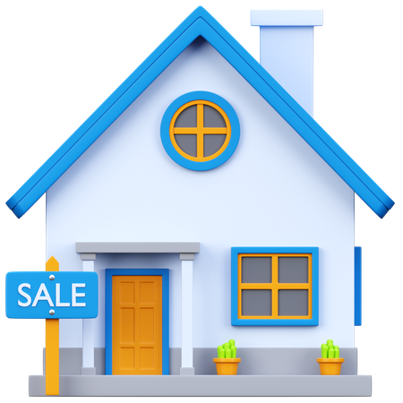 House For Sale  3D Icon