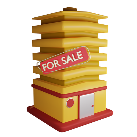 House For Sale  3D Icon