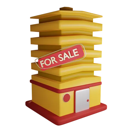 House For Sale  3D Icon
