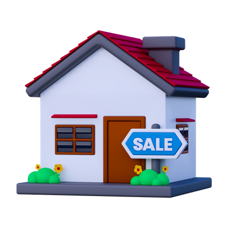 House for Sale  3D Icon