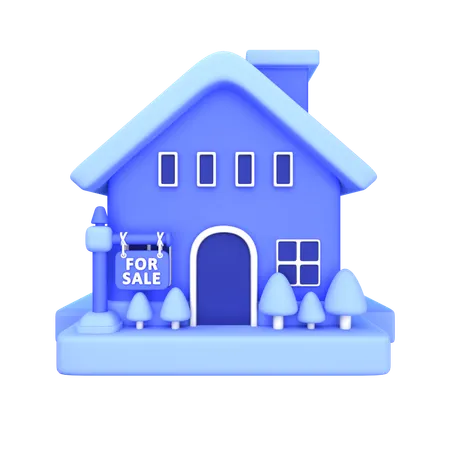 House For Sale  3D Icon