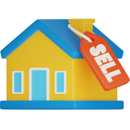 House For Sale  3D Icon