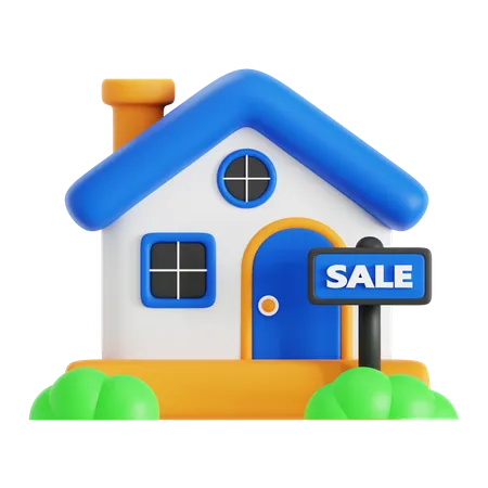 House For Sale  3D Icon