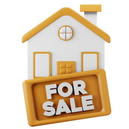 House For Sale  3D Icon