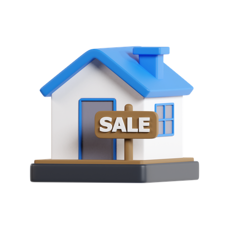 House For Sale  3D Icon