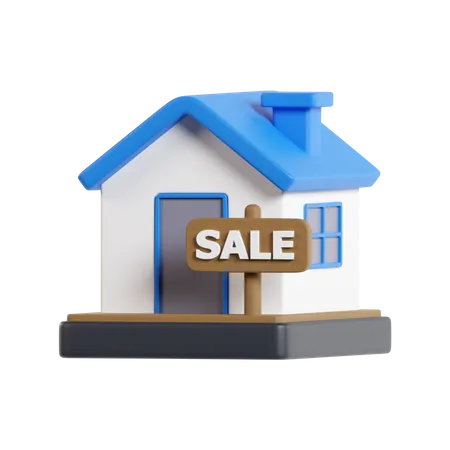 House For Sale  3D Icon