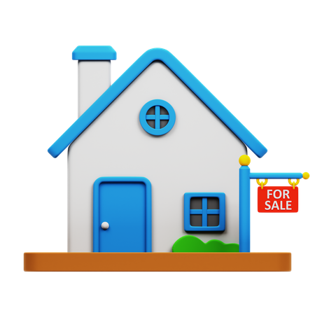 House For Sale  3D Icon