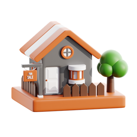 House for sale  3D Icon