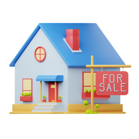 House For Sale  3D Icon