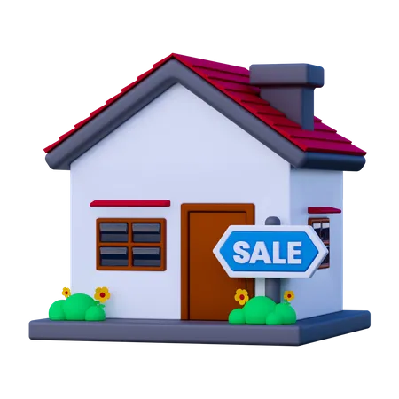 House for Sale  3D Icon
