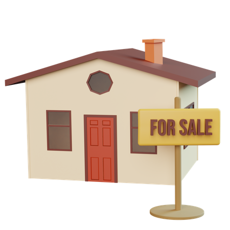 House for sale  3D Icon