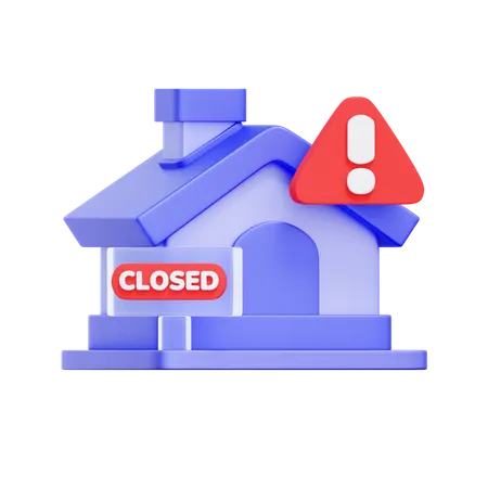 House Foreclosure  3D Icon