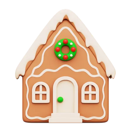 House Gingerbread  3D Icon