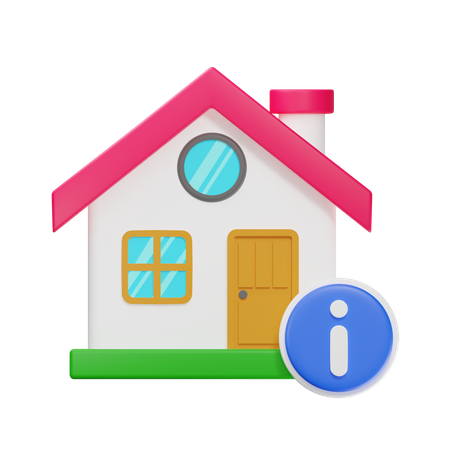 House Information  3D Icon