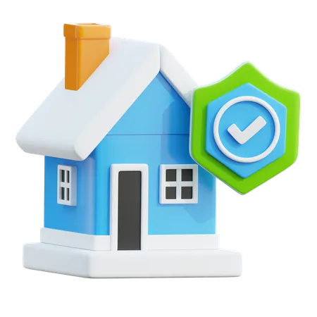 House Insurance  3D Icon