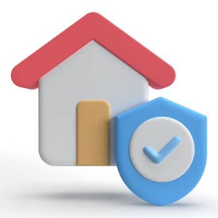 House Insurance  3D Icon