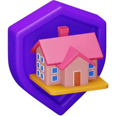 House Insurance  3D Icon