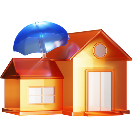 House Insurance  3D Icon