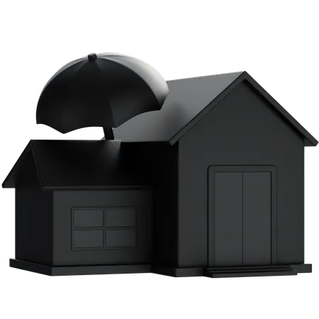 House Insurance  3D Icon