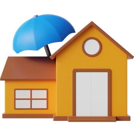 House Insurance  3D Icon