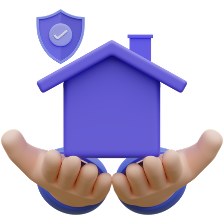 House Insurance  3D Icon